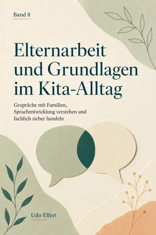 Cover des E-Books Band 8 · Elternarbeit und Grundlagen im Kita-Alltag